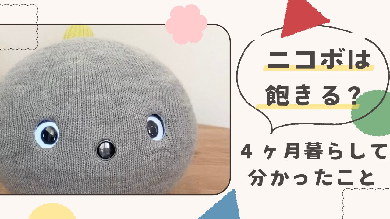ニコボは飽きる？4ヶ月暮らして分かったこと | YUMDESIGNLAB